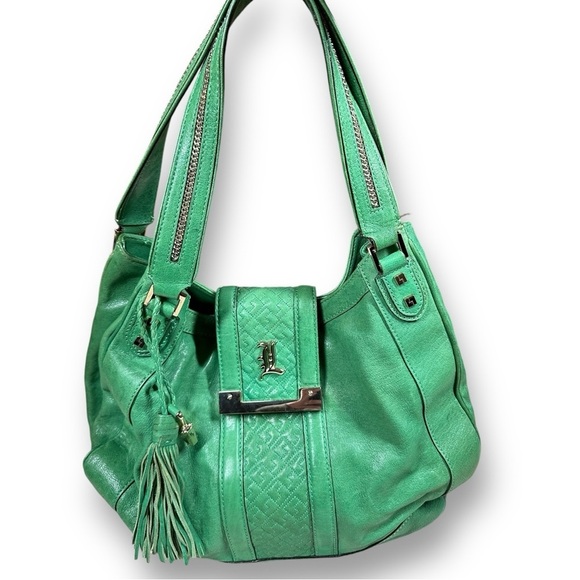 L.A.M.B by Gwen Stefani Hobo Bag Asti Y2K Leather - Picture 5 of 15